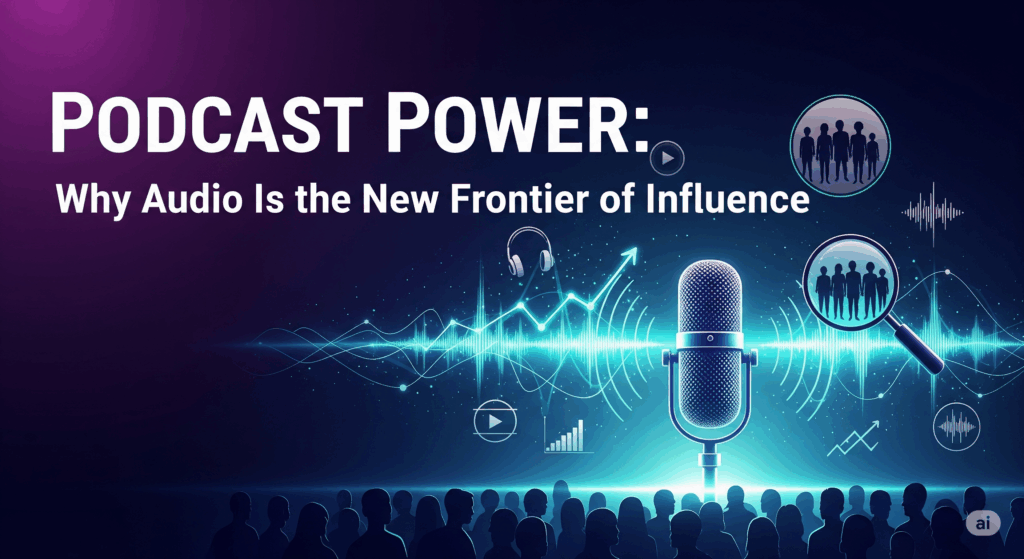 Podcast Power: Why Audio Is the Smartest New Frontier of Influence?